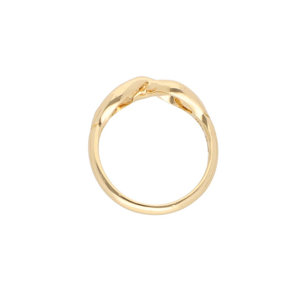 Anillo calado firma Tane en oro amarillo 18 kilates.