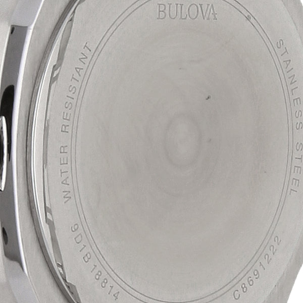 Reloj Bulova para dama/unisex en acero inoxidable.