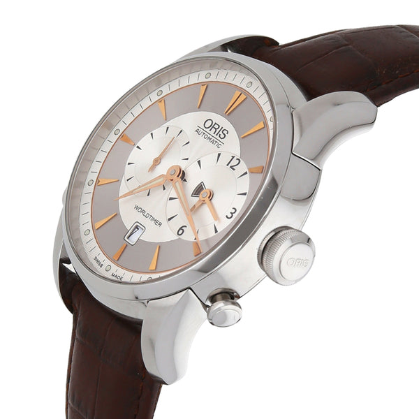 Reloj Oris para caballero modelo Artelier Worldtimer.