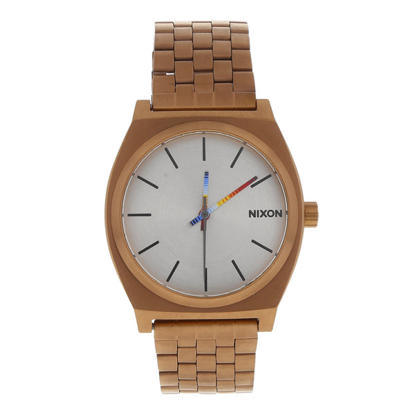 Reloj Nixon para caballero en acero esmalte.