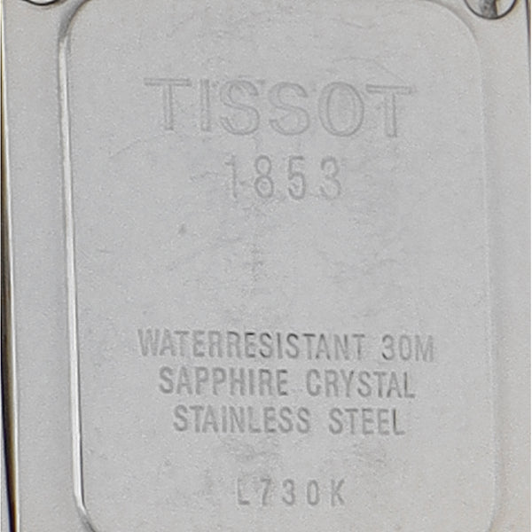 Reloj Tissot para dama en acero inoxidable.