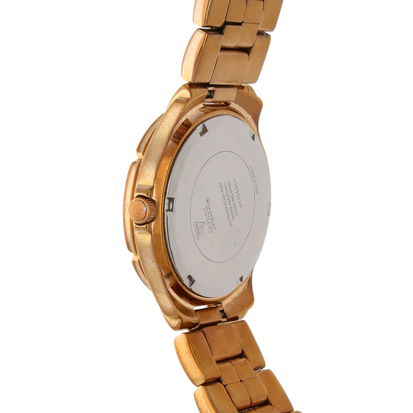 Reloj Guess para dama en acero chapa.