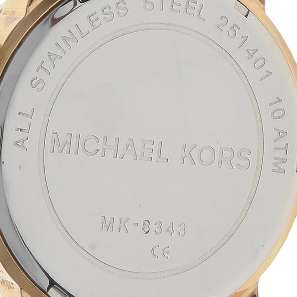 Reloj Michael Kors para caballero caja en acero chapa pulso silicona.