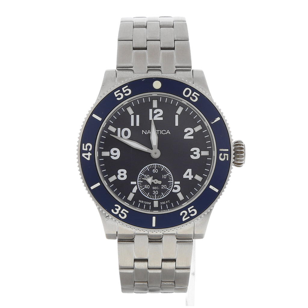 Reloj Nautica Caballero Plateado Reloj Nautica Para Caballero En Acero