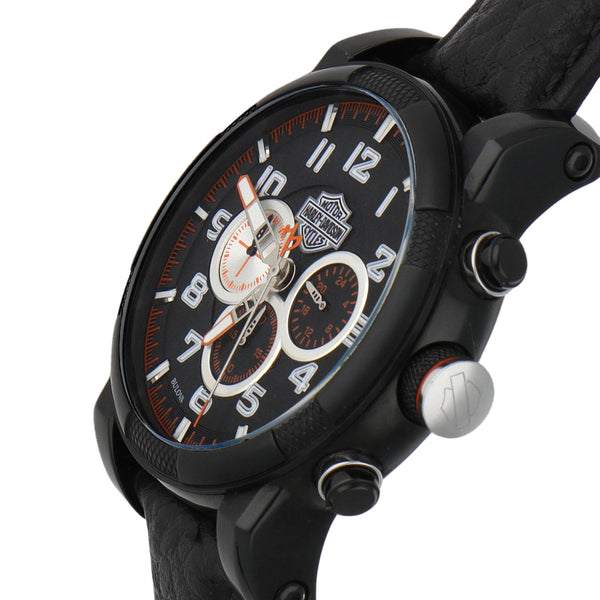 Reloj Bulova para caballero modelo Harley Davison.