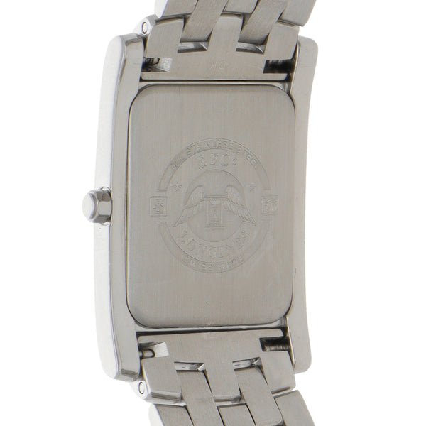 Reloj Longines para caballero en acero inoxidable.