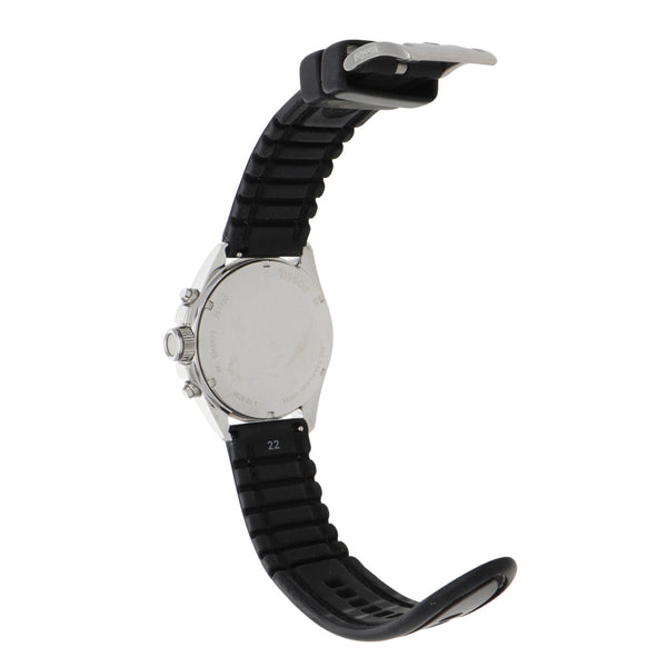 Reloj Fossil para caballero caja acero inoxidable correa silicón.