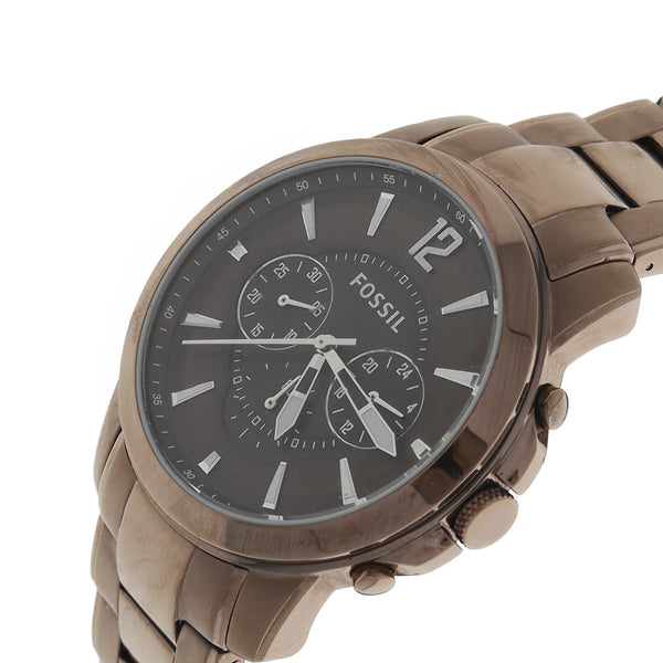 Reloj Fossil para caballero en acero esmalte.