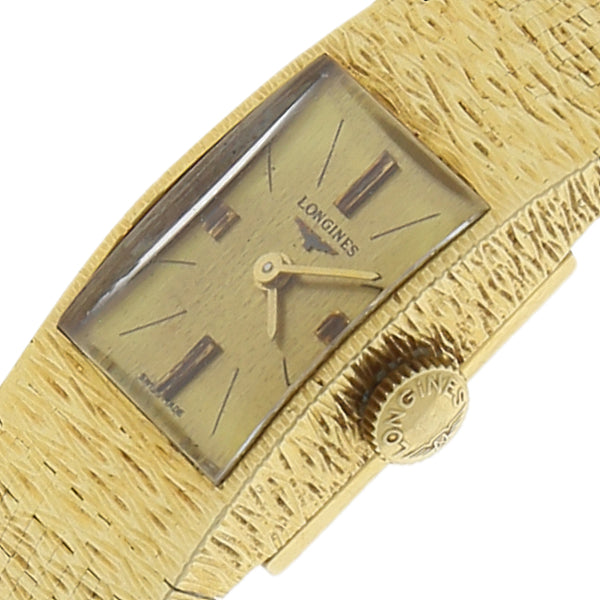 Reloj Longines para dama en oro amarillo 18 kilates.