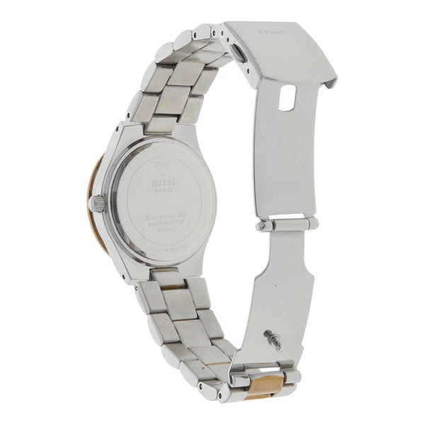 Reloj Guess para dama en acero inoxidable vistas chapa.