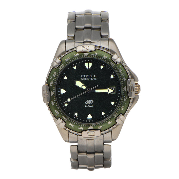 Reloj Fossil para caballero en acero inoxidable.