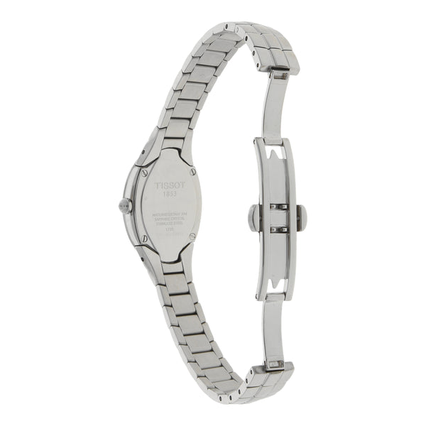 Reloj Tissot para dama en acero inoxidable.