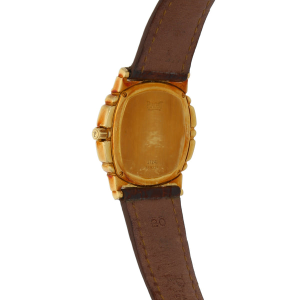 Reloj Piaget para caballero modelo Tanagra caja en oro amarillo 18 kilates.