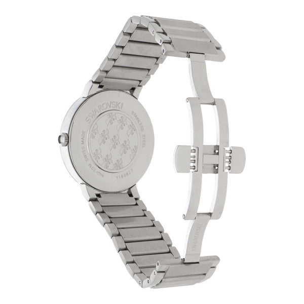 Reloj Swarovski para dama en acero inoxidable.