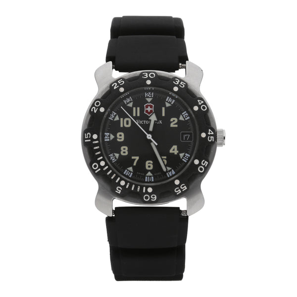 Reloj Victorinox Swiss Army para caballero/unisex en caja acero inoxidable correa plástico.