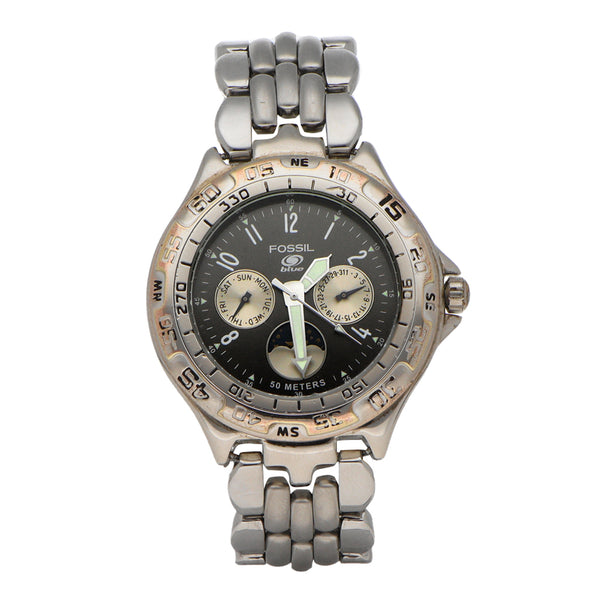 Reloj Fossil para caballero en acero inoxidable.