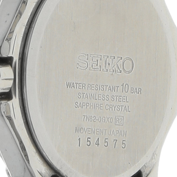 Reloj Seiko para dama en acero inoxidable.