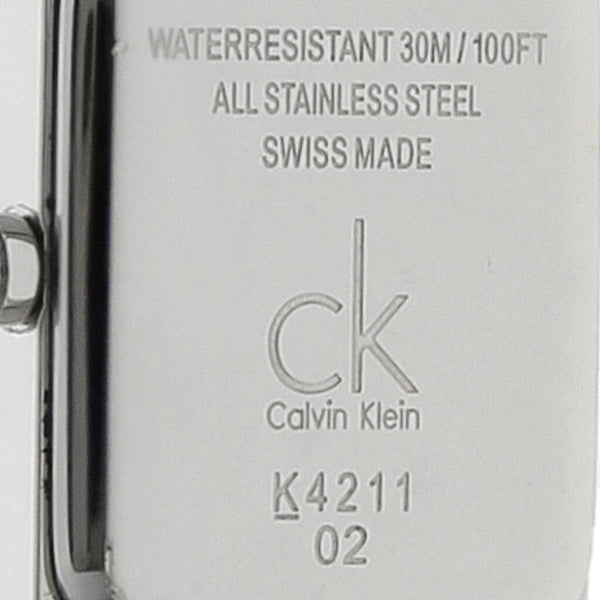 Reloj CK Calvin Klein para dama en acero inoxidable.