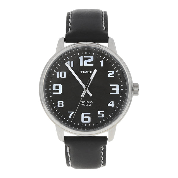 Reloj Timex para caballero caja en acero inoxidable correa piel.