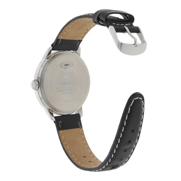 Reloj Timex para caballero caja en acero inoxidable correa piel.