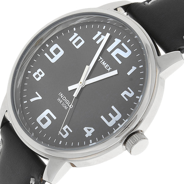 Reloj Timex para caballero caja en acero inoxidable correa piel.