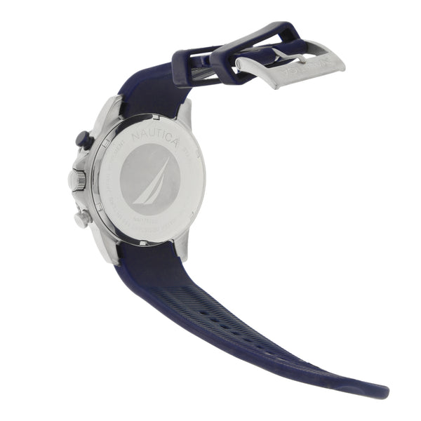 Reloj Nautica para caballero caja en acero inoxidable pulso silicona.