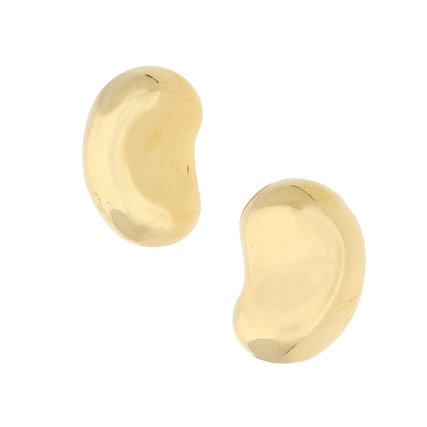 Aretes diseño especial firma Tiffany & Co en oro amarillo 18 kilates.