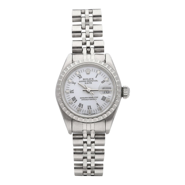 Reloj Rolex para dama modelo Oyster Perpetual Date.