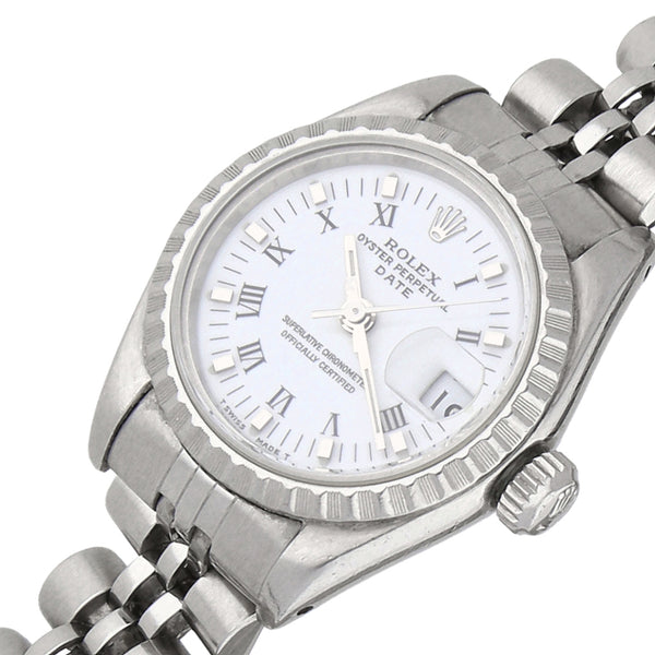 Reloj Rolex para dama modelo Oyster Perpetual Date.