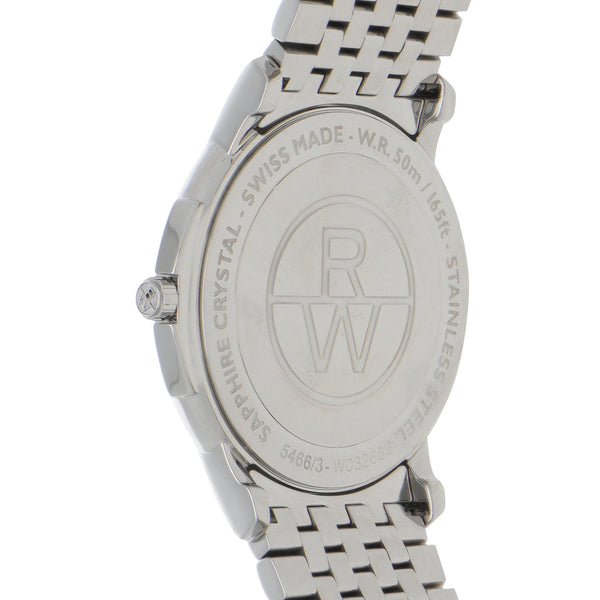 Reloj Raymond Weil para caballero en acero inoxidable.