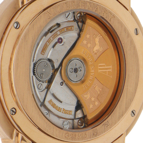 Reloj Audermars Piguet para caballero modelo Millenary caja en oro rosa 18 kilates.