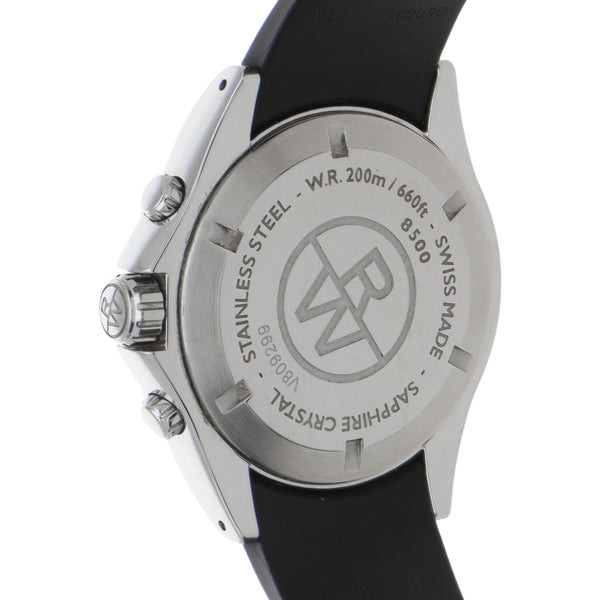 Reloj Raymond Weil para caballero en acero inoxidable correa caucho.