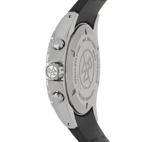 Reloj Raymond Weil para caballero en acero inoxidable correa caucho.