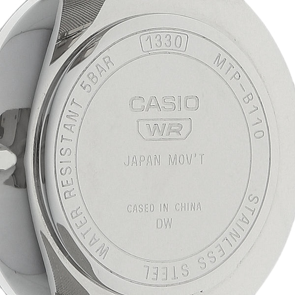 Reloj Casio para caballero en acero inoxidable.