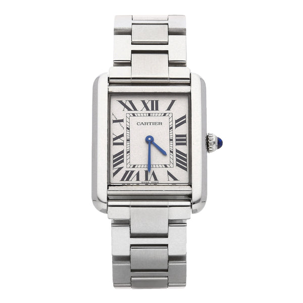 Reloj Cartier para dama modelo Tank Solo.