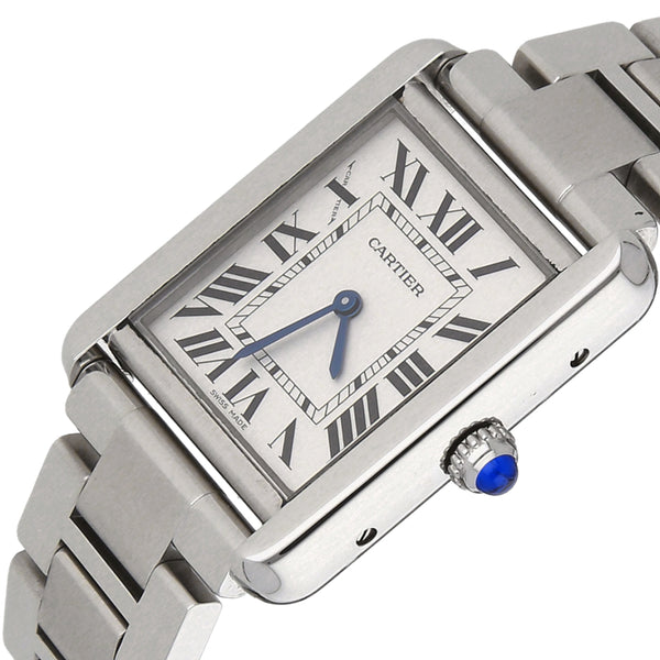 Reloj Cartier para dama modelo Tank Solo.