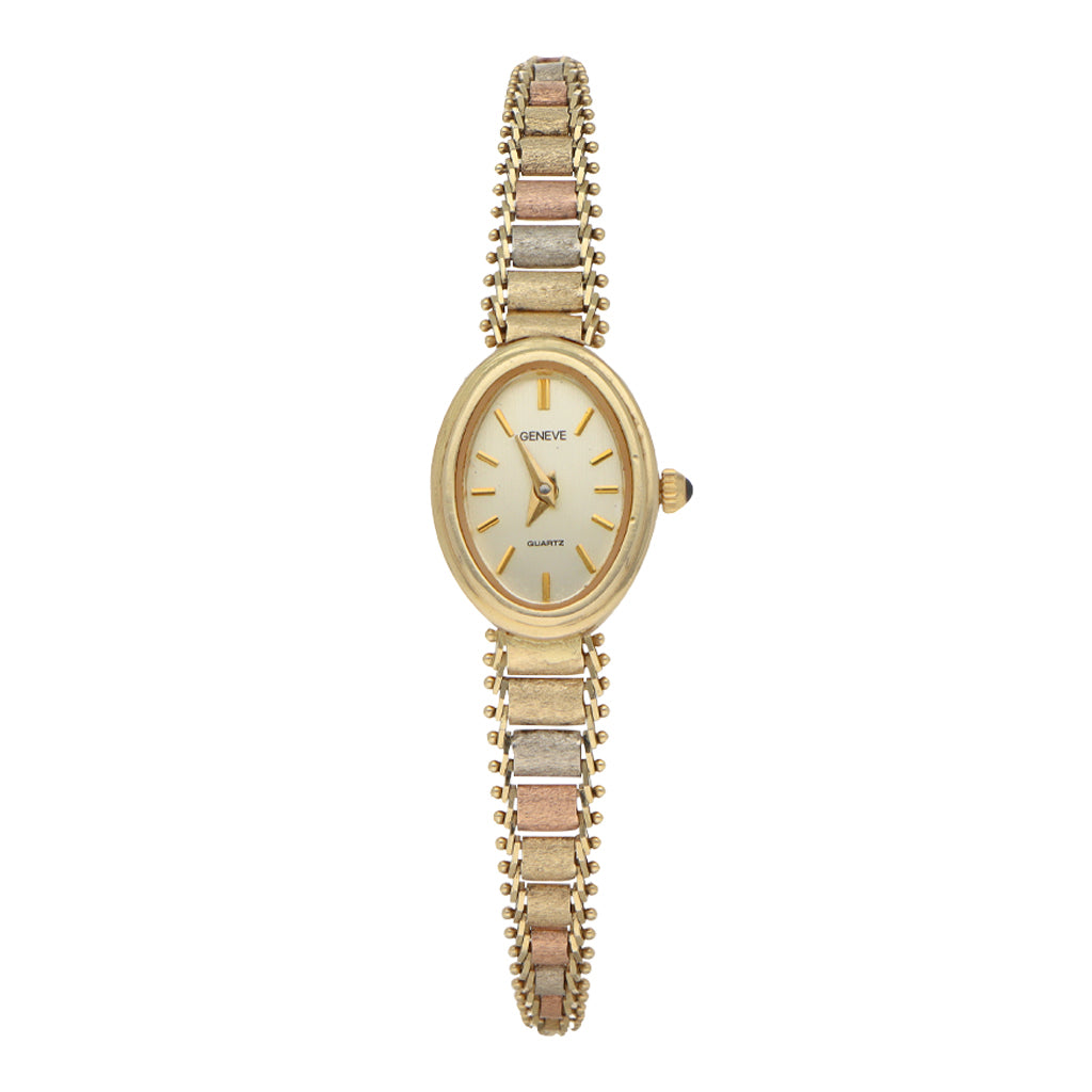 Oro 14k Reloj Seiko De Oro Para Hombre Reloj De Cuarzo Vintage