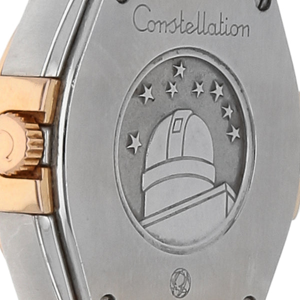 Reloj Omega para dama modelo Constellation vistas oro en amarillo 18 kilates.