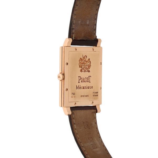 Reloj Piaget para caballero modelo Altiplano caja en oro rosado 18 kilates.