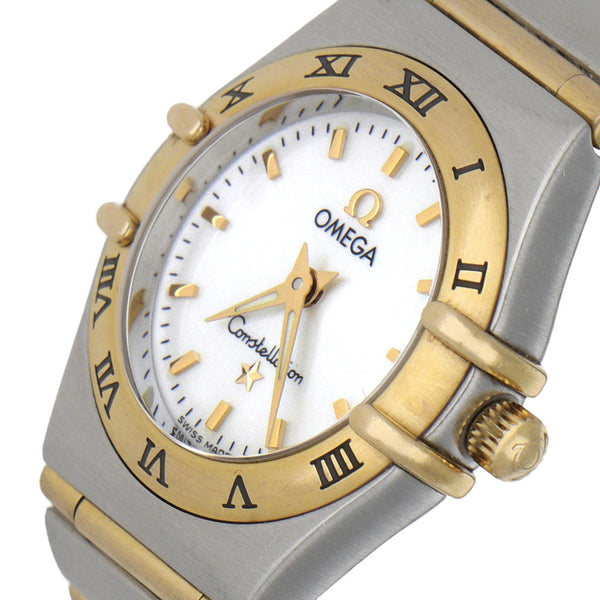 Reloj Omega para dama modelo Constellation vistas en oro amarillo 18 kilates.