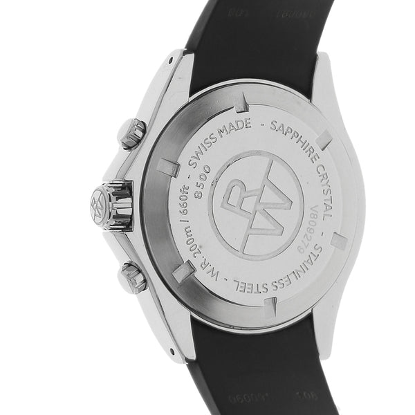 Reloj Raymond Weil para caballero en acero inoxidable correa caucho.