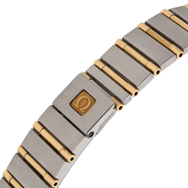 Reloj Omega para dama modelo Constellation vistas en oro amarillo 18 kilates.