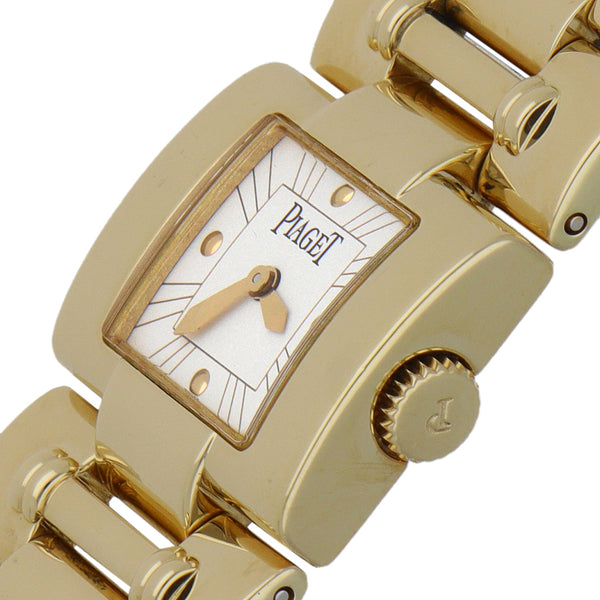 Reloj Piaget para dama modelo Dancer en oro amarillo 18 kilates.