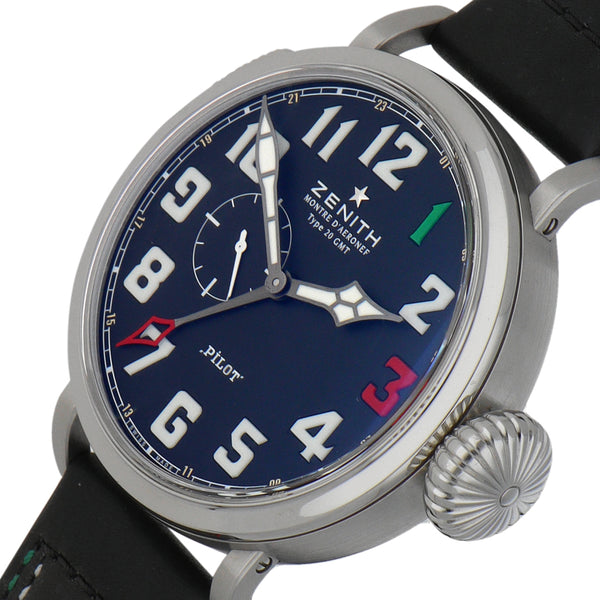 Reloj Zenith para caballero modelo Pilot.