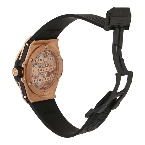 Reloj Hublot para caballero modelo Big Bang Meca-10 King Gold caja en oro rosado 18 kilates.