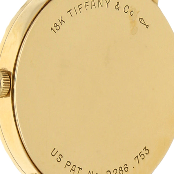 Reloj Tiffany & Co. para dama caja en oro amarillo 18 kilates.