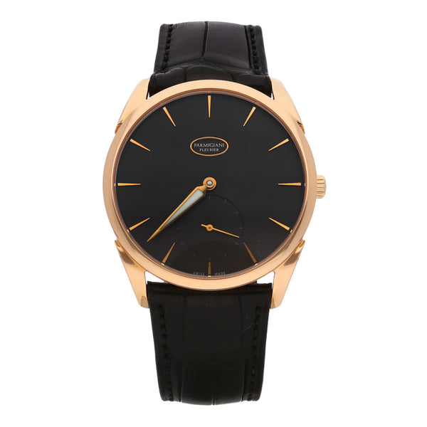 Reloj Parmigiani Fleurier para caballero modelo Tonda caja en oro rosa 18 kilates.