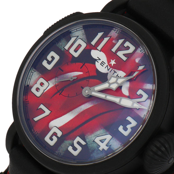 Reloj Zenith para caballero modelo Pilot Rolling Stones.