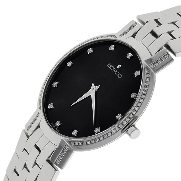 Reloj Movado para caballero en acero inoxidable.