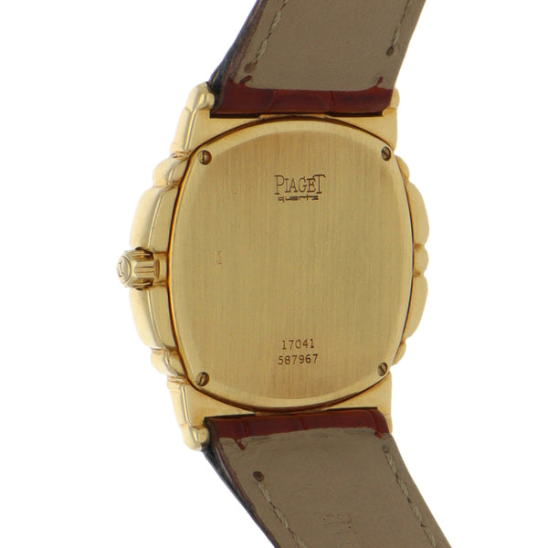 Reloj Piaget para dama caja en oro amarillo 18 kilates.